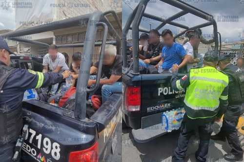 Video: Detienen en Tecámac, a 29 migrantes venezolanos, cinco son menores de edad